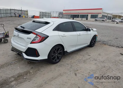 2018 Honda Civic Sport Touring z USA, uszkodzony, nr VIN SHHFK7H92JU214828